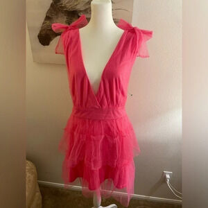 Women’s Plus size 3XL Pink Birthday dress